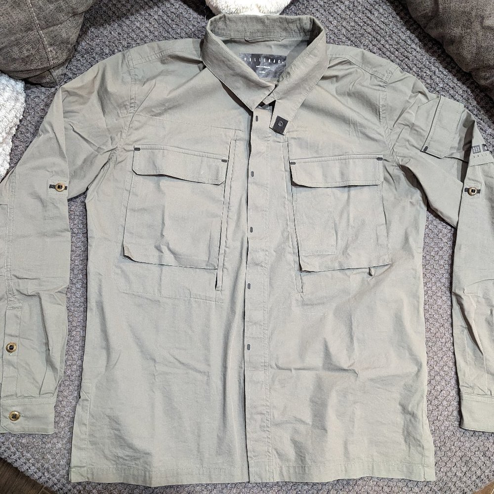 Vollebak Planet Earth Shirt; Medium; Green Grey Edition; Excellent Condition